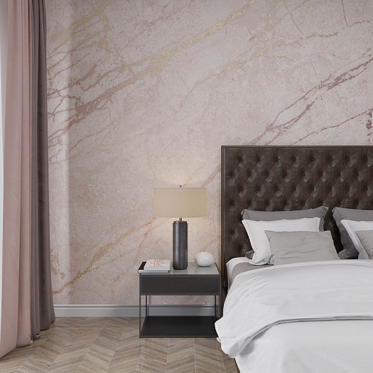 Фотообои в интерьере артикул Pink It Marble 17, PINK IT MARBLE, Wall street