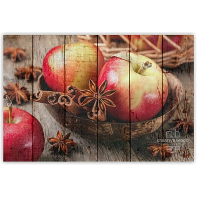 Картины Сладости и специи - 14 Яблоки с корицей, Сладости и специи, Creative Wood Картины Сладости и специи - 14 Яблоки с корицей, Сладости и специи, Creative Wood
