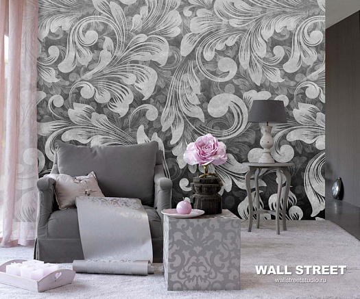 Фотообои в интерьере артикул Ajoure 44, AJOURE, Wall street