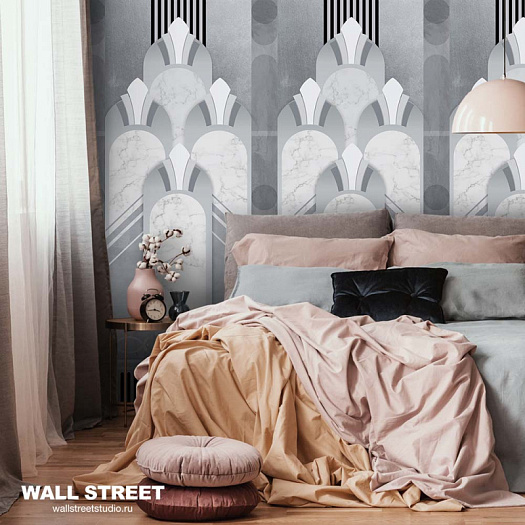 Фотообои в интерьере артикул Deco 5, АРТ-ДЕКО / DECO, Wall street